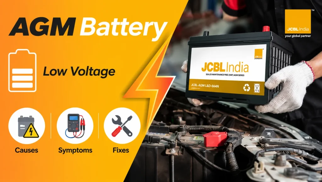 AGM Battery Low Voltage