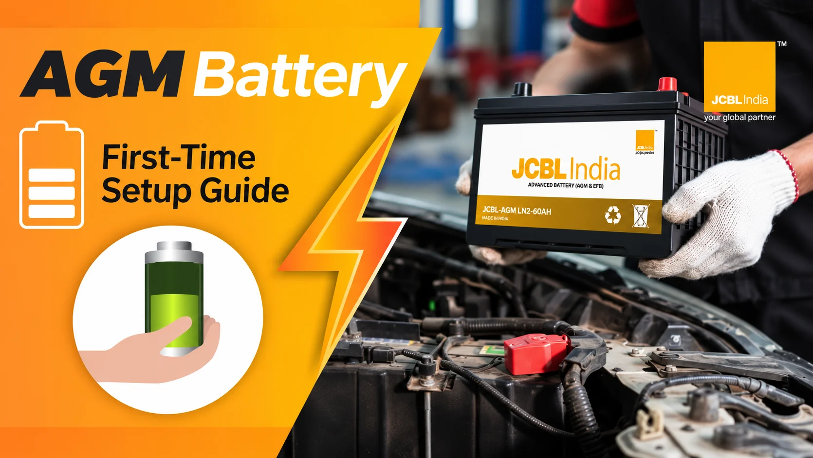 AGM Battery First Time Activation