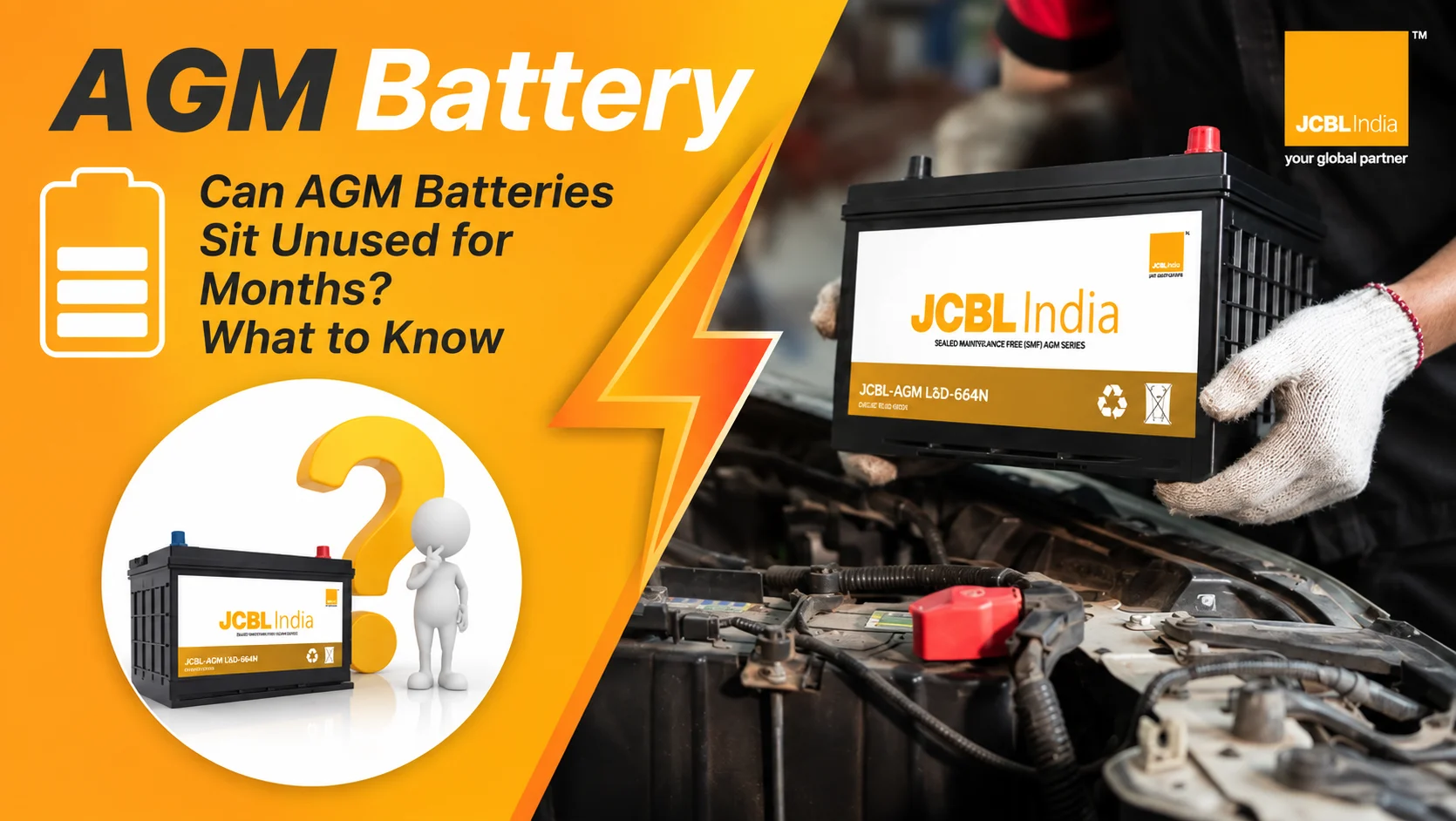 Can AGM battery sit unused