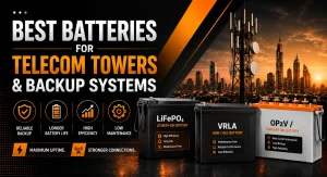 Best Batteries for Telecom Towers & Backup Systems