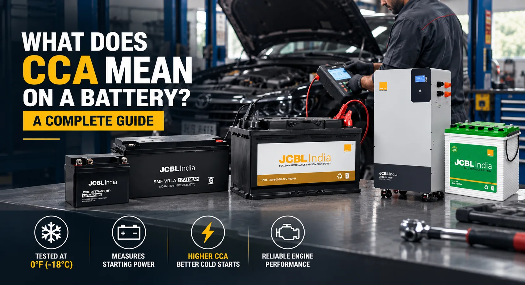 What CCA means on a battery