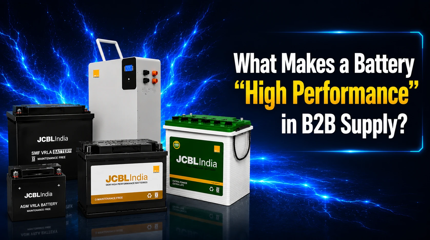 Industrial high-performance batteries for B2B buyers