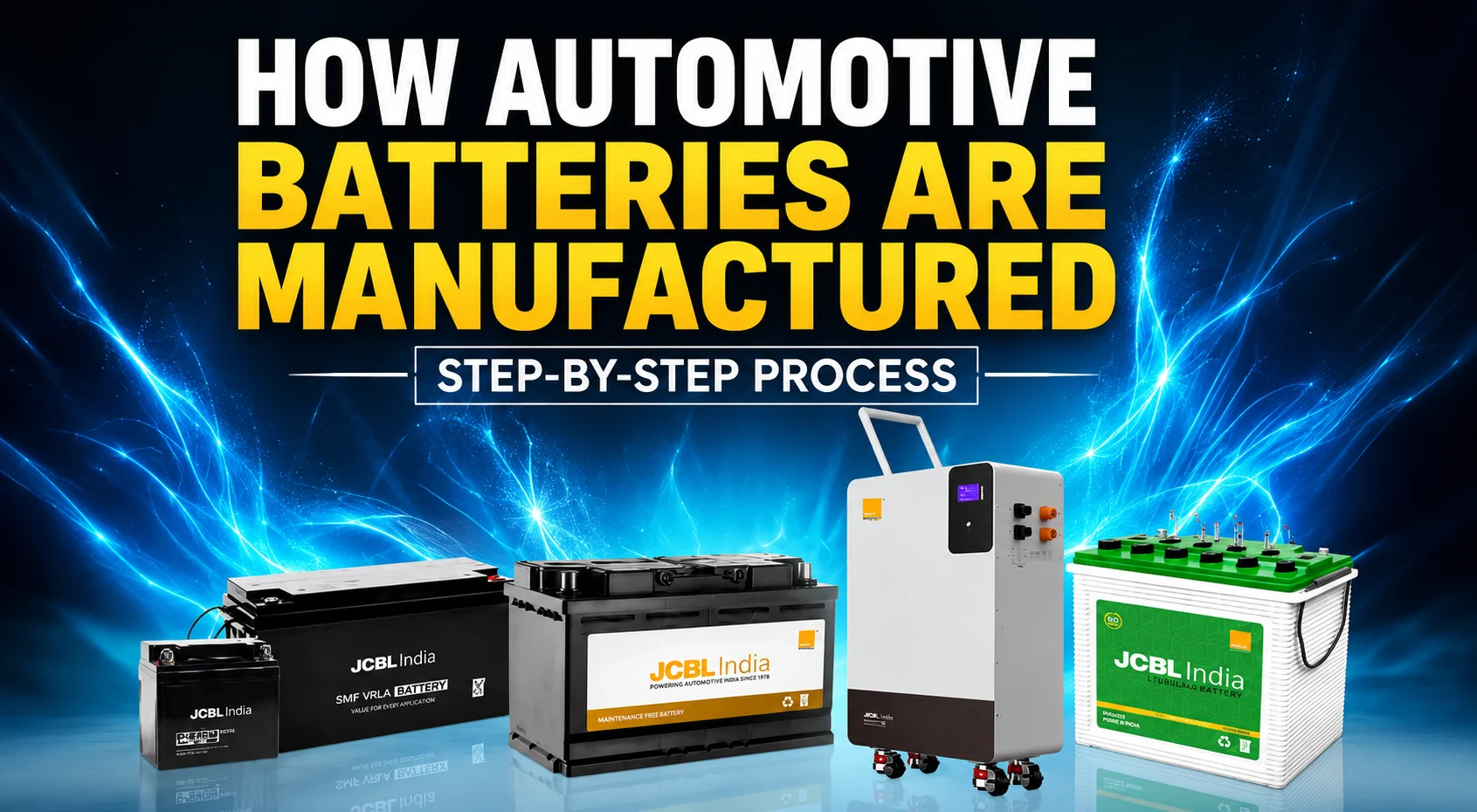 How automotive batteries are manufactured step by step