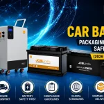 Car battery shipping guide showing safe packaging, transport, labeling, and compliance best practices.