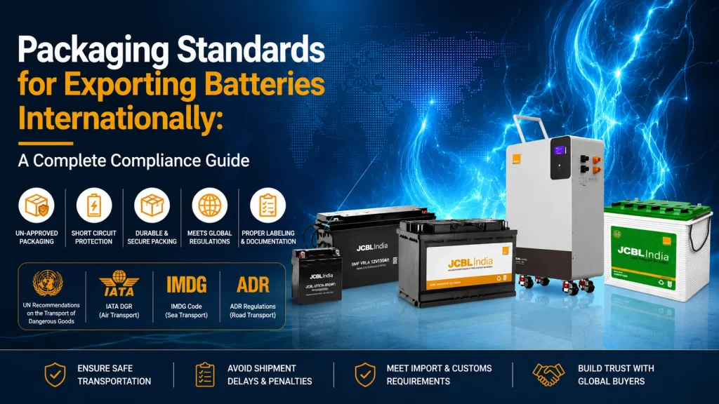 Battery export packaging standards