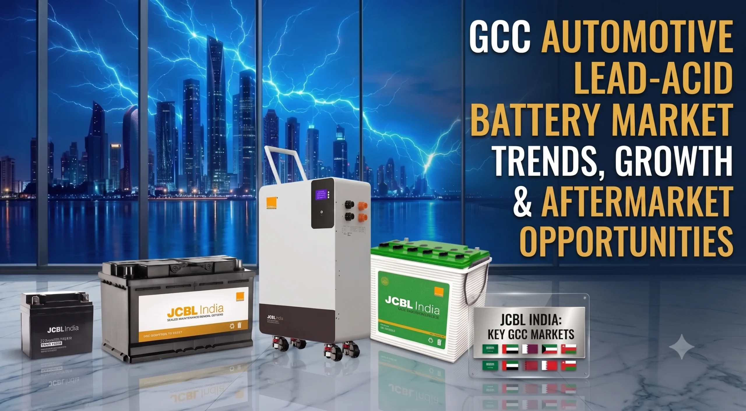 Qatar automotive battery market with passenger and commercial vehicles