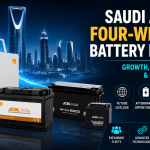 Saudi Arabia Four-Wheeler Battery Market showing automotive batteries, growth trends, aftermarket demand, and future outlook.