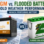 AGM vs flooded lead-acid battery cold weather performance comparison