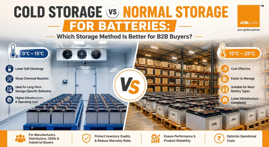 Cold storage vs normal battery storage comparison
