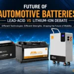 Future of automotive batteries comparing lead-acid and lithium-ion battery technologies