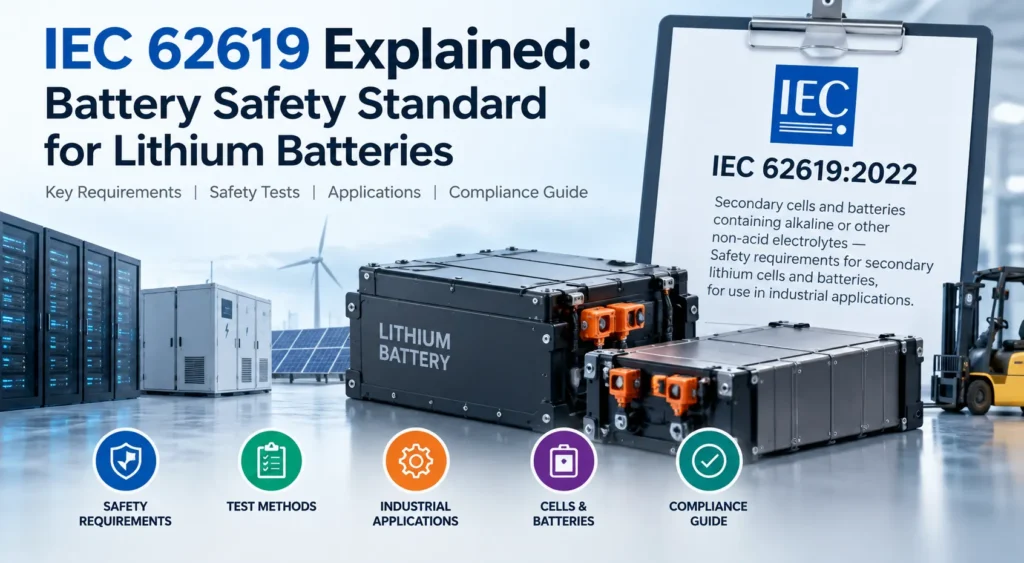 IEC 62619 lithium battery safety standard