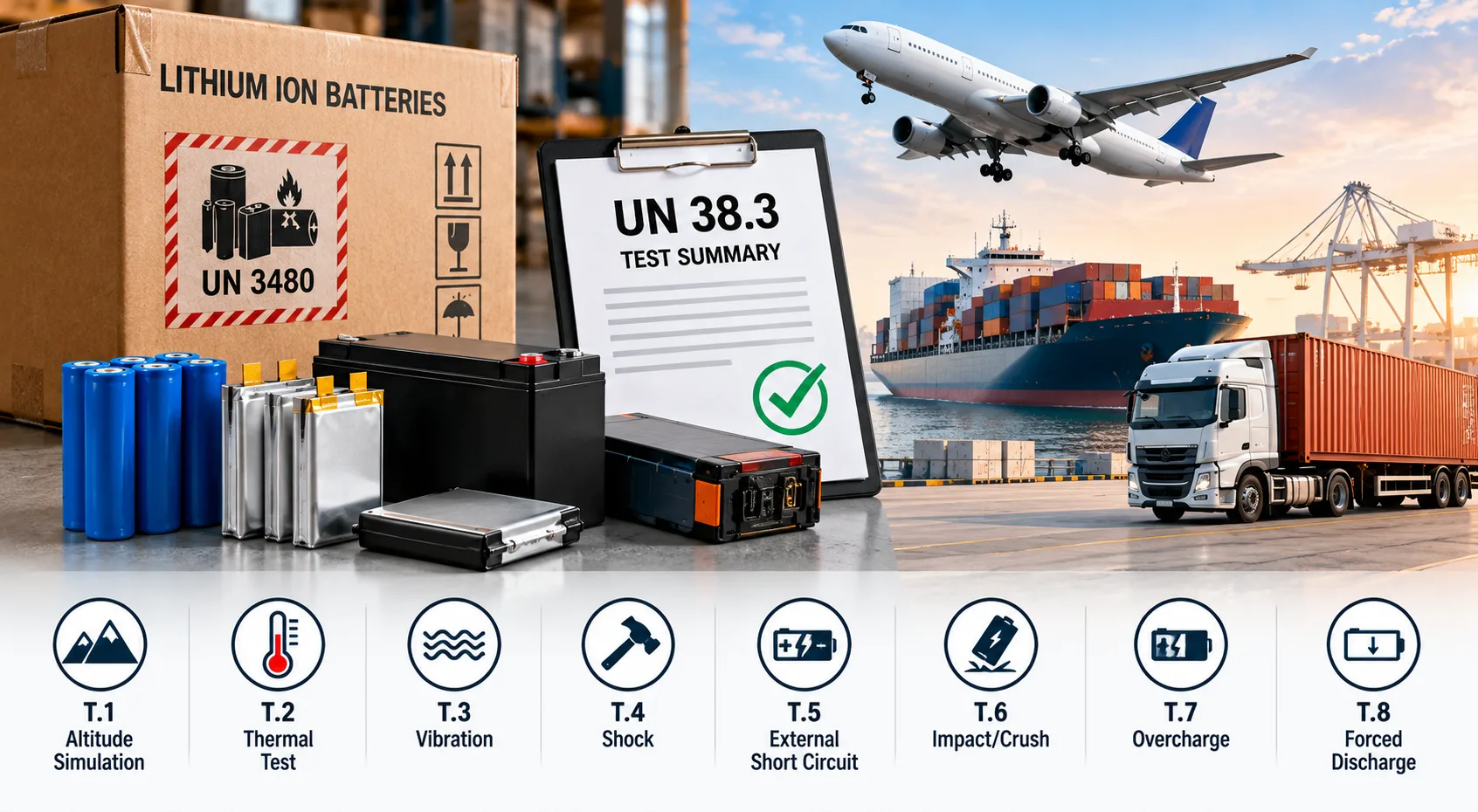 UN 38.3 battery transportation safety