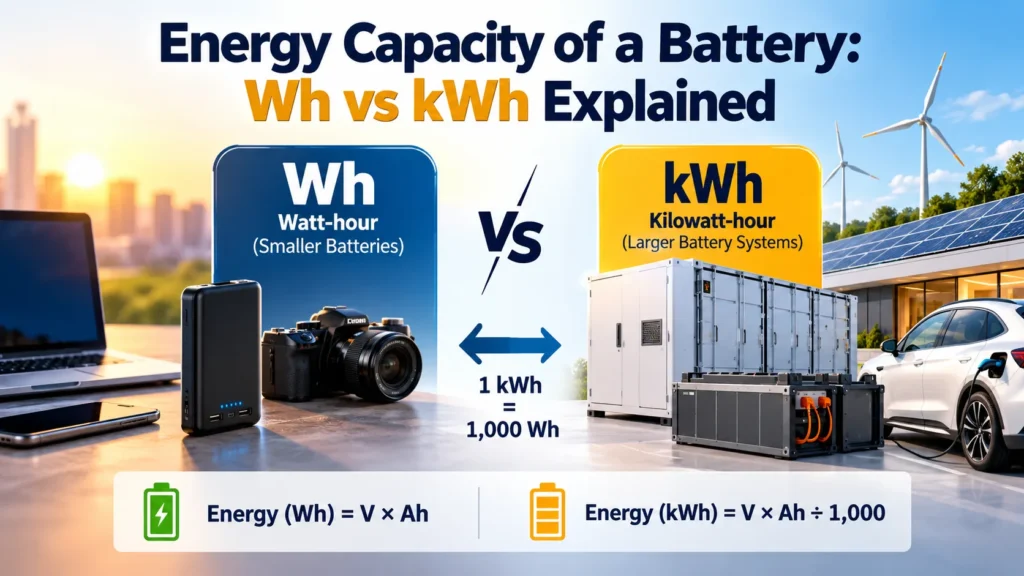 Battery Energy Capacity: Wh vs kWh